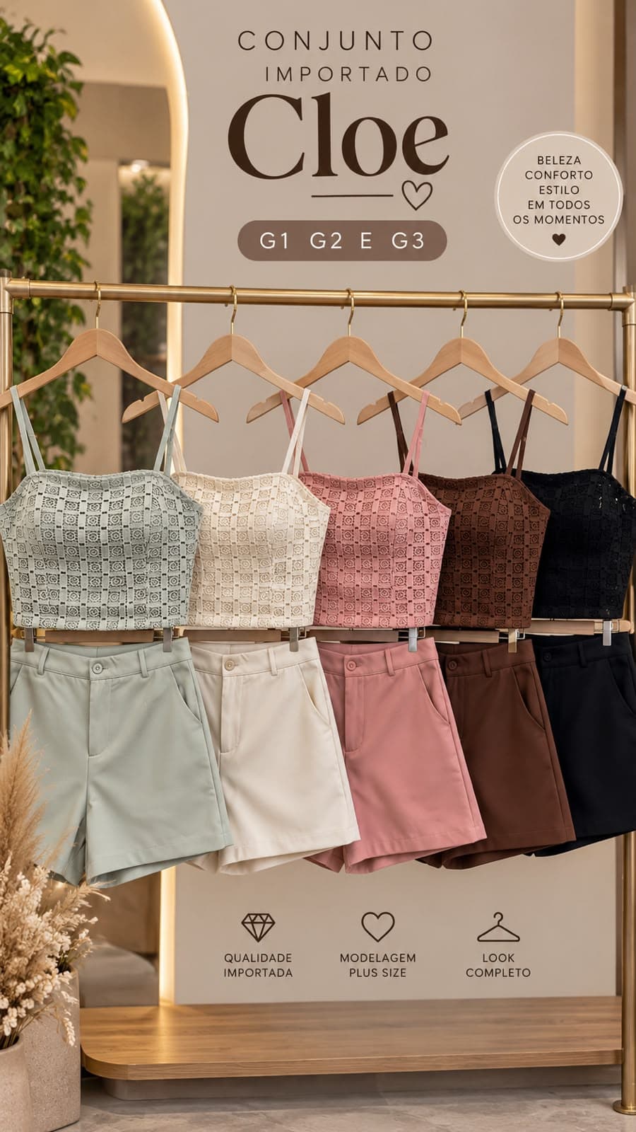 Conjunto cloe - Detalhe