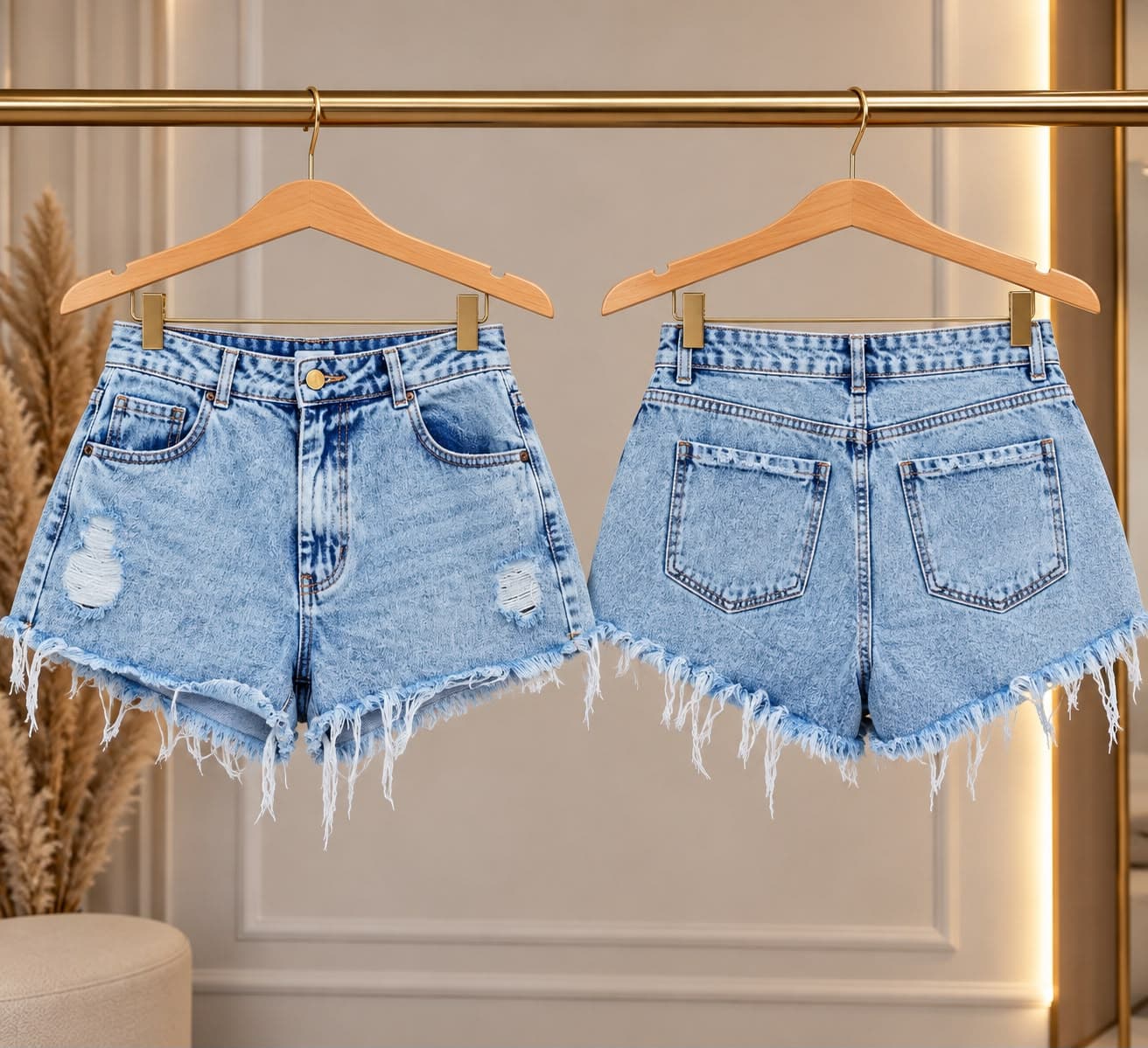 Short jeans destrói